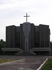 クイビシェフスキー地区Kuibyshev Raion(Kuibyshevskyi District)/(Куйбишевський район)の街並み(救主キリスト協会)