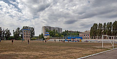 クイビシェフスキー地区Kuibyshev Raion(Kuibyshevskyi District)/(Куйбишевський район)の街並み(スポーツコンプレックスオリング)